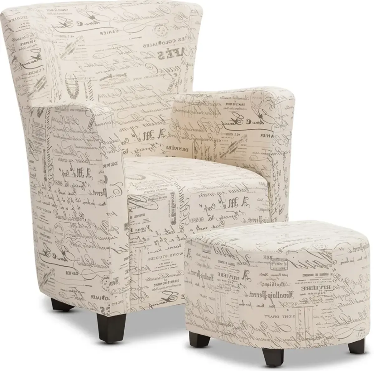 Chantria Accent Chair and Ottoman Set