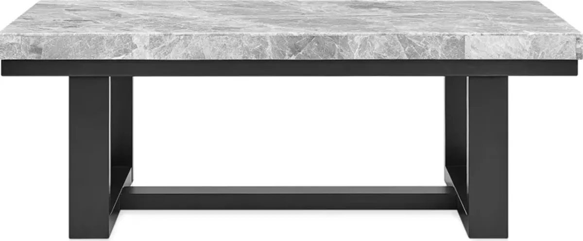 Artemis Marble Coffee Table - Gray