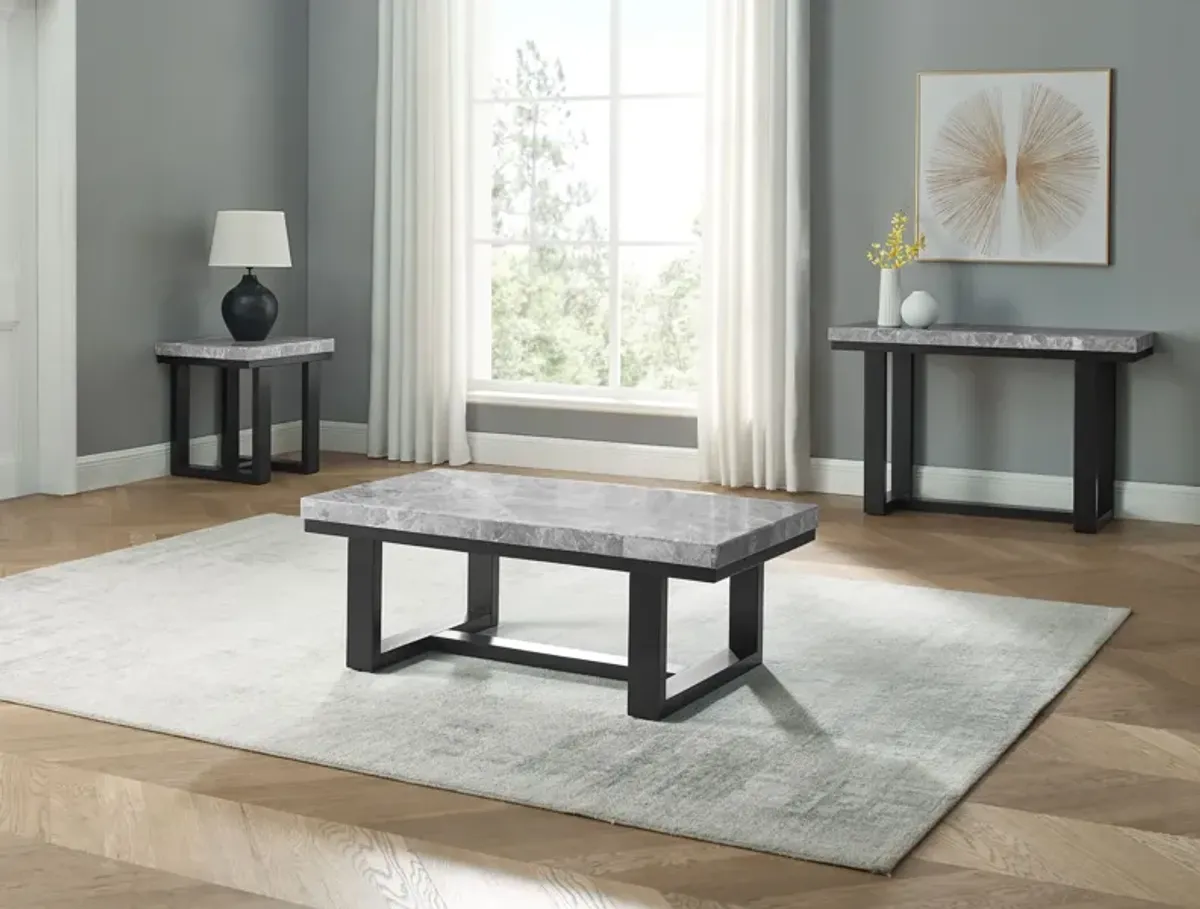 Artemis Marble Coffee Table - Gray