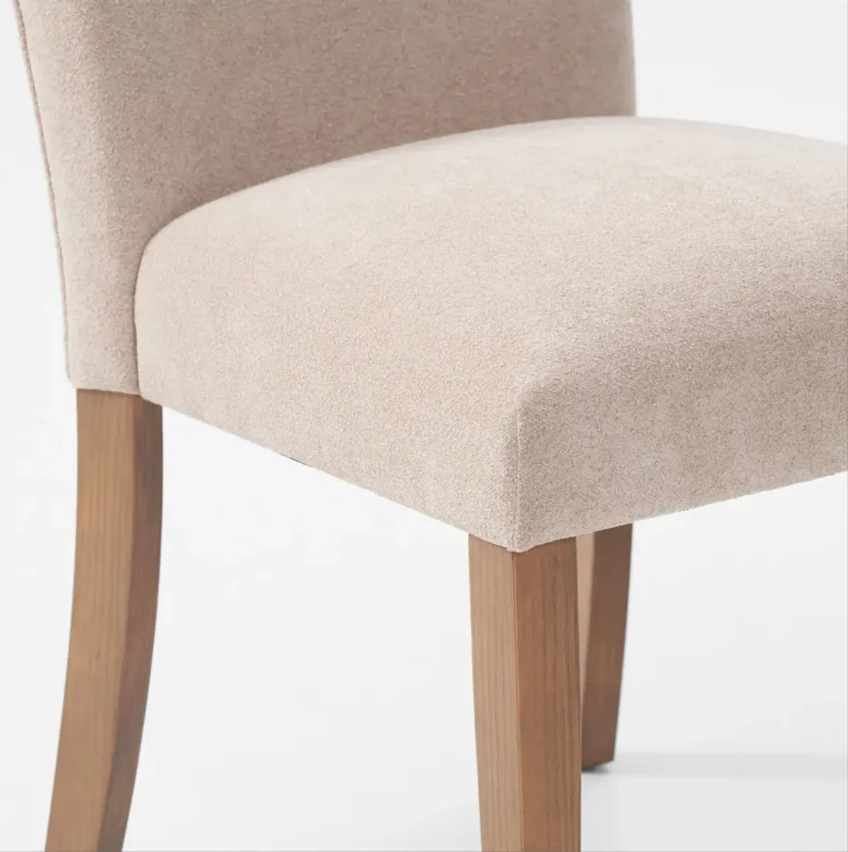 Artemis Upholstered Dining Chair - Beige/Natural