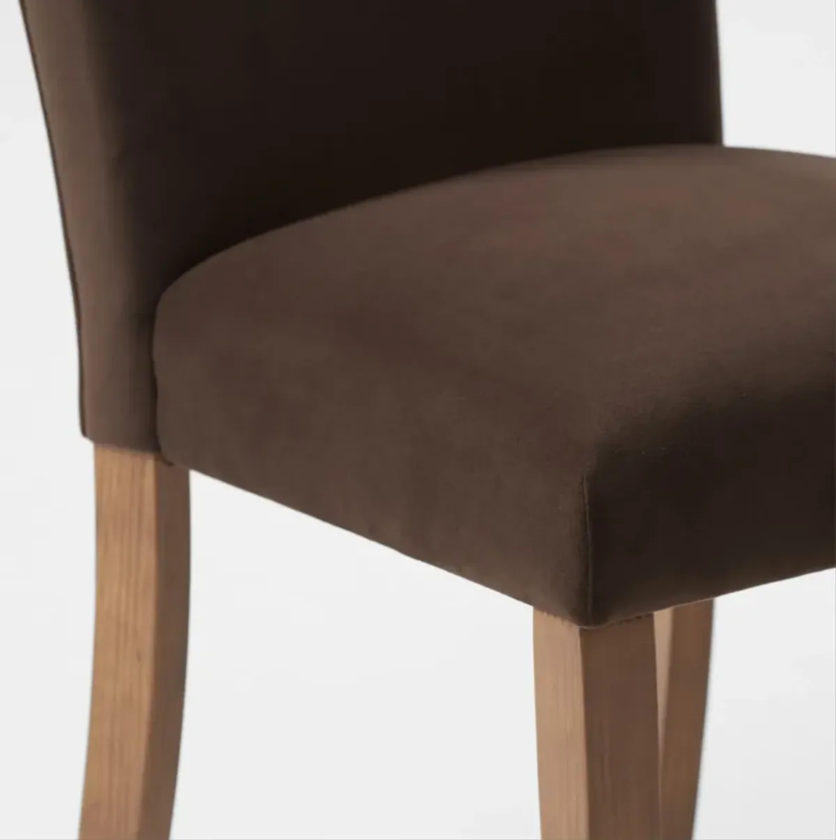 Artemis Upholstered Dining Chair - Brown/Natural