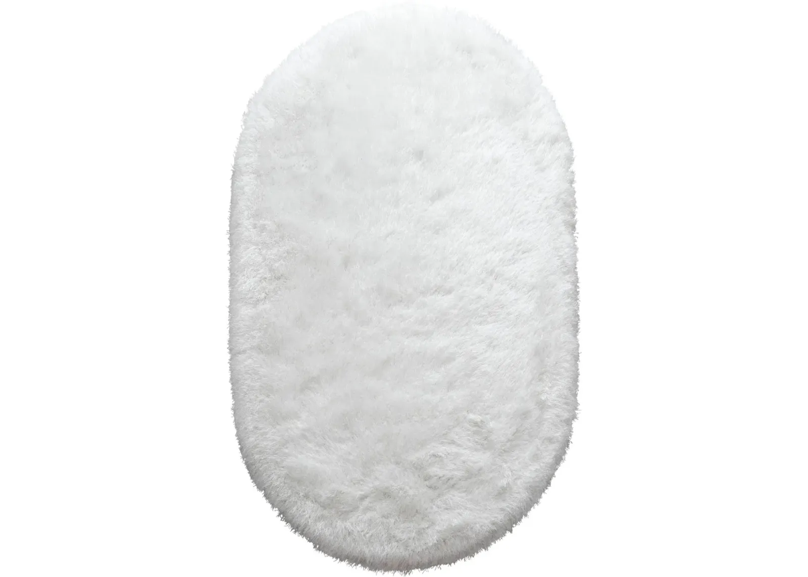 Sarezzo 5' x 8' Oval Area Rug - White