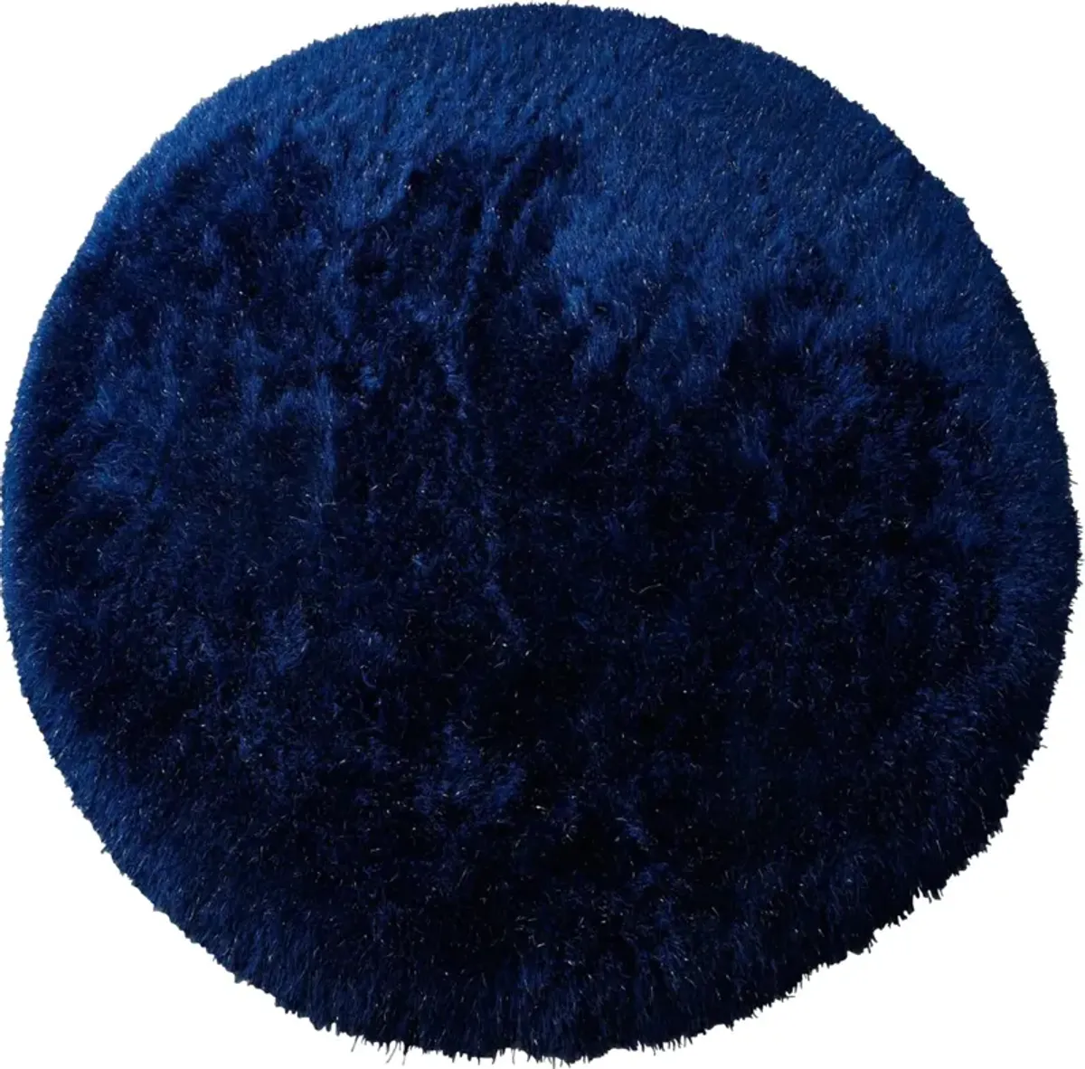 Sarezzo 7' Round Area Rug - Blue