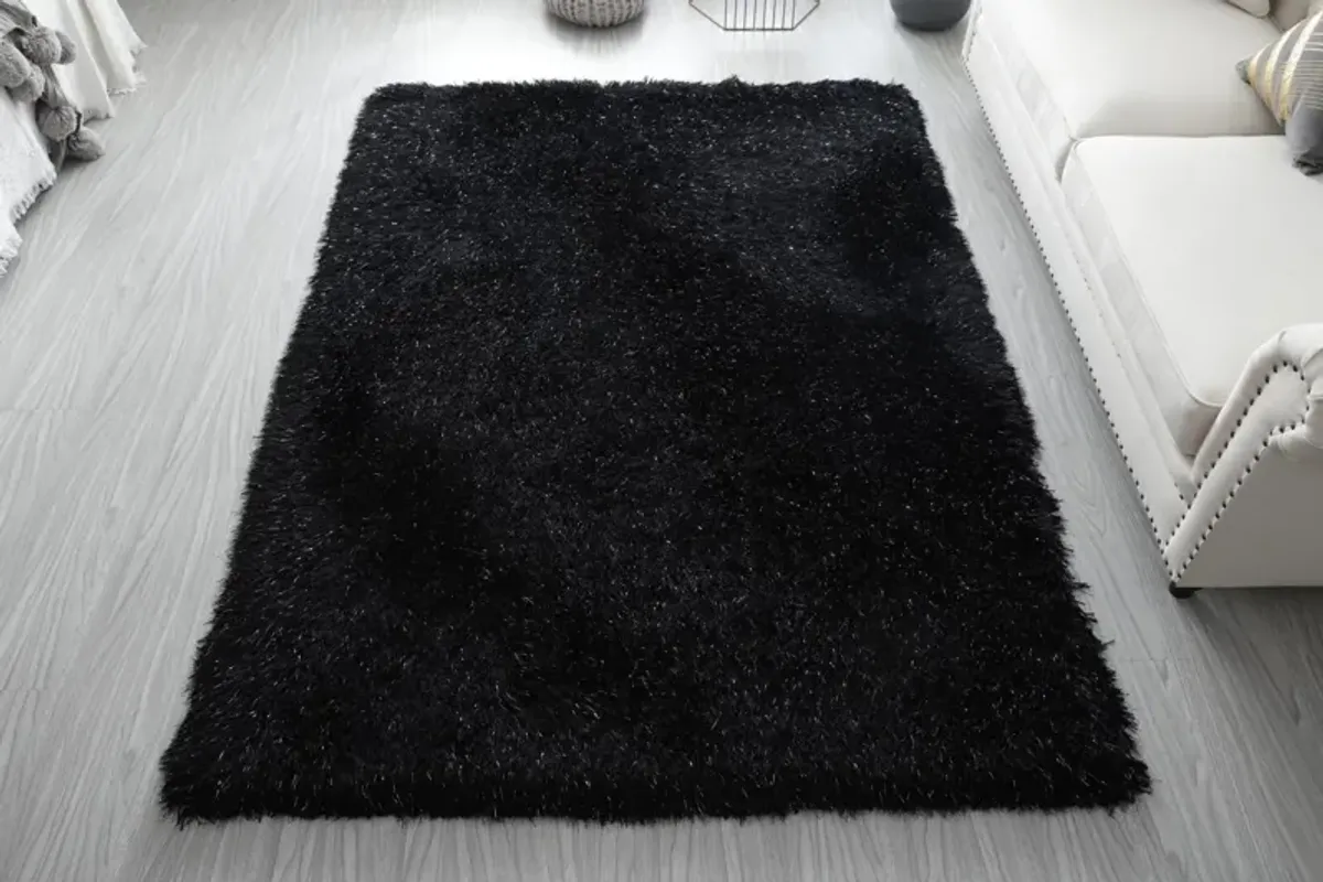 Sarezzo 3' x 5' Area Rug - Black