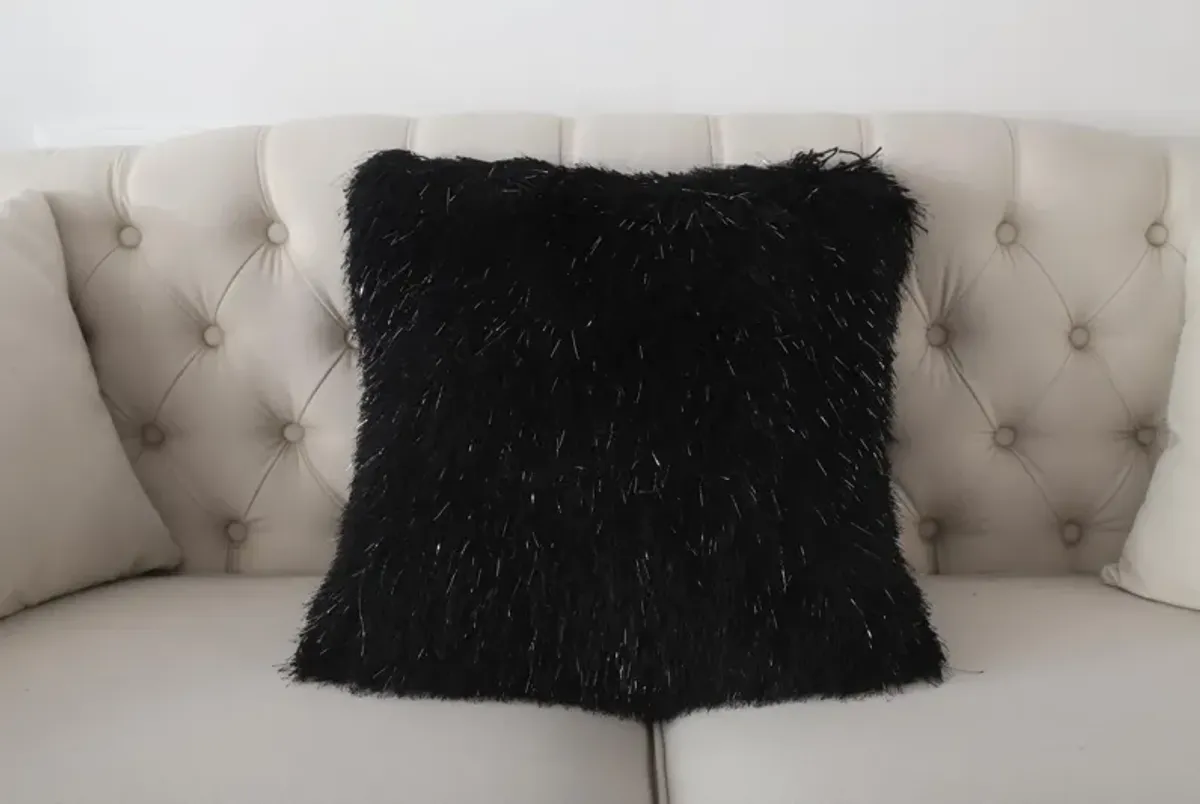 Sarezzo 2-Pack 20" x 20" Accent Pillows - Black
