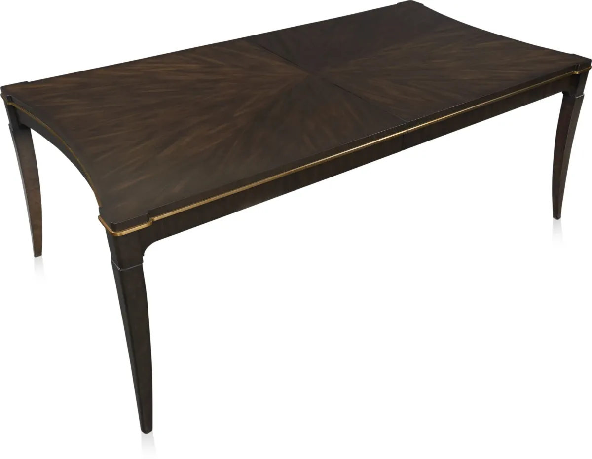 Manhattan Rectangular Dining Table with 6 Splat-Back Side Chairs