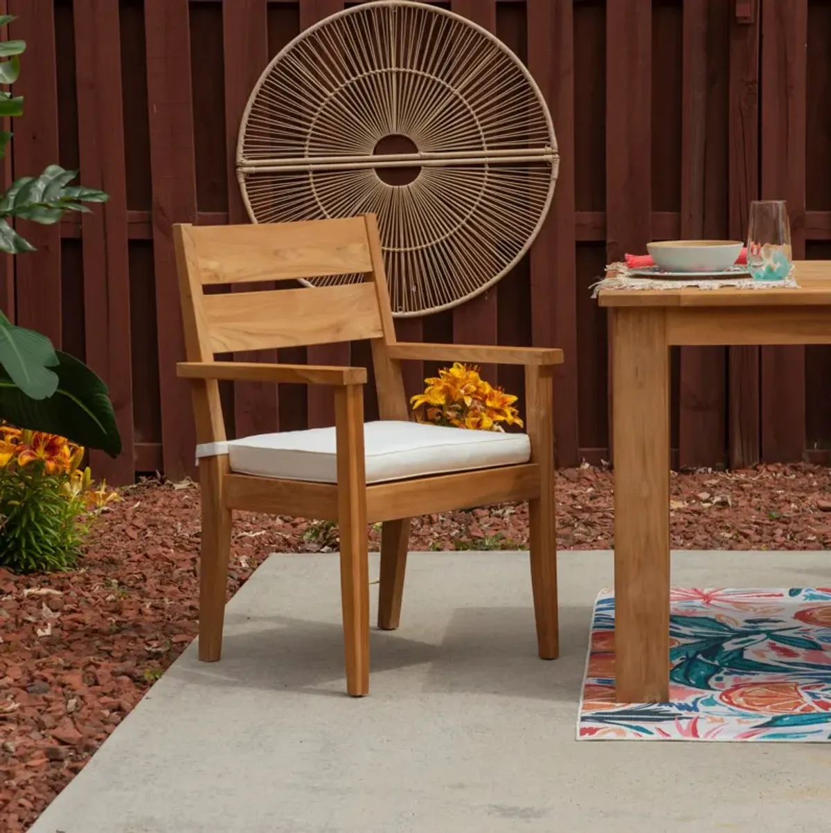 Long Beach Outdoor Dining Armchair