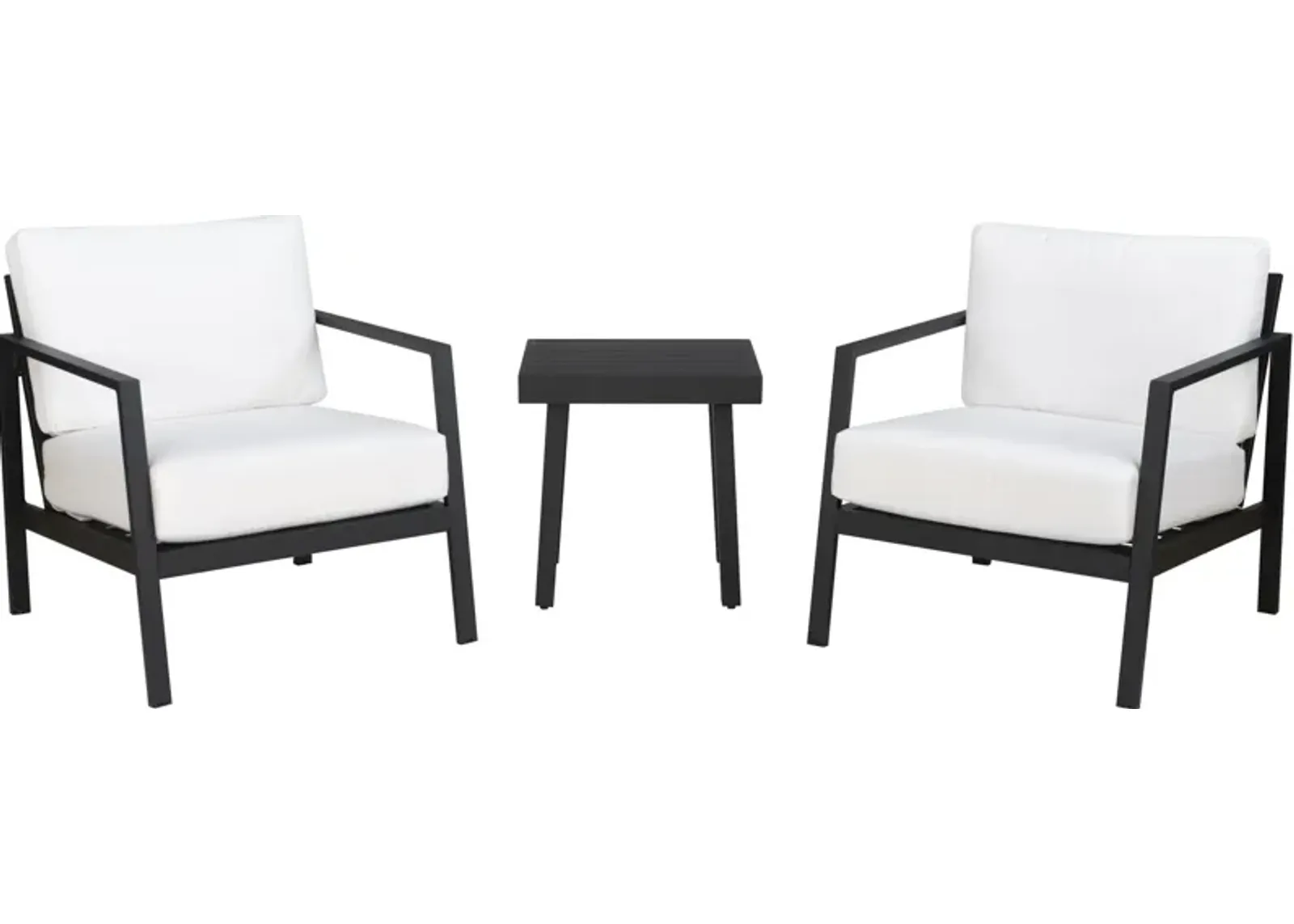 South Hampton Set of 2 Outdoor Chairs and Side Table