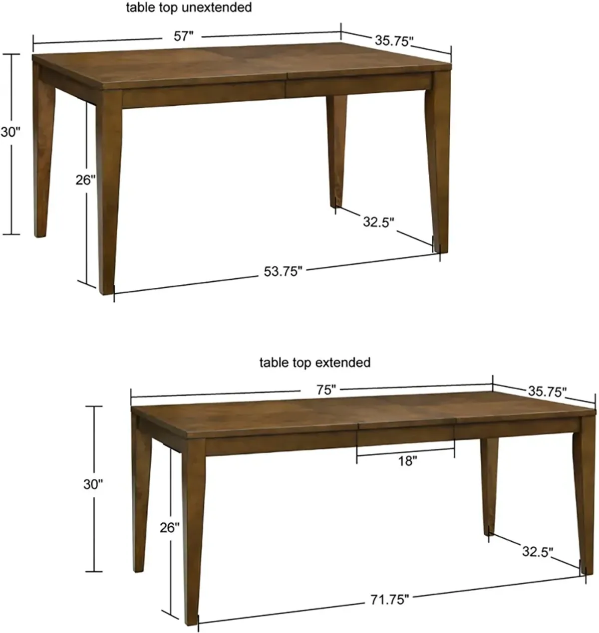 Allister Rectangle Dining Table