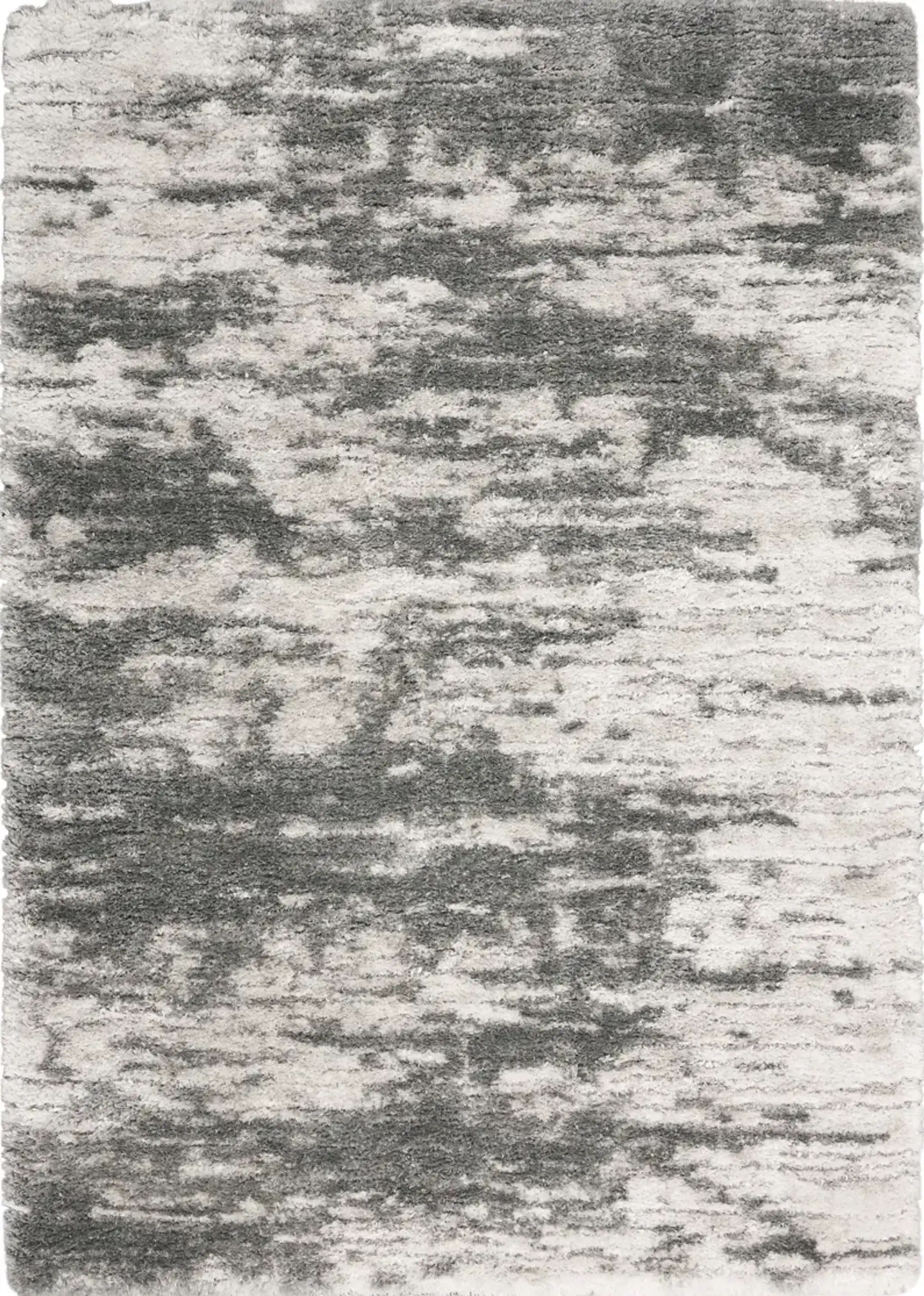 Lana Shag 8' x 10' Area Rug - Charcoal | Furniture.com