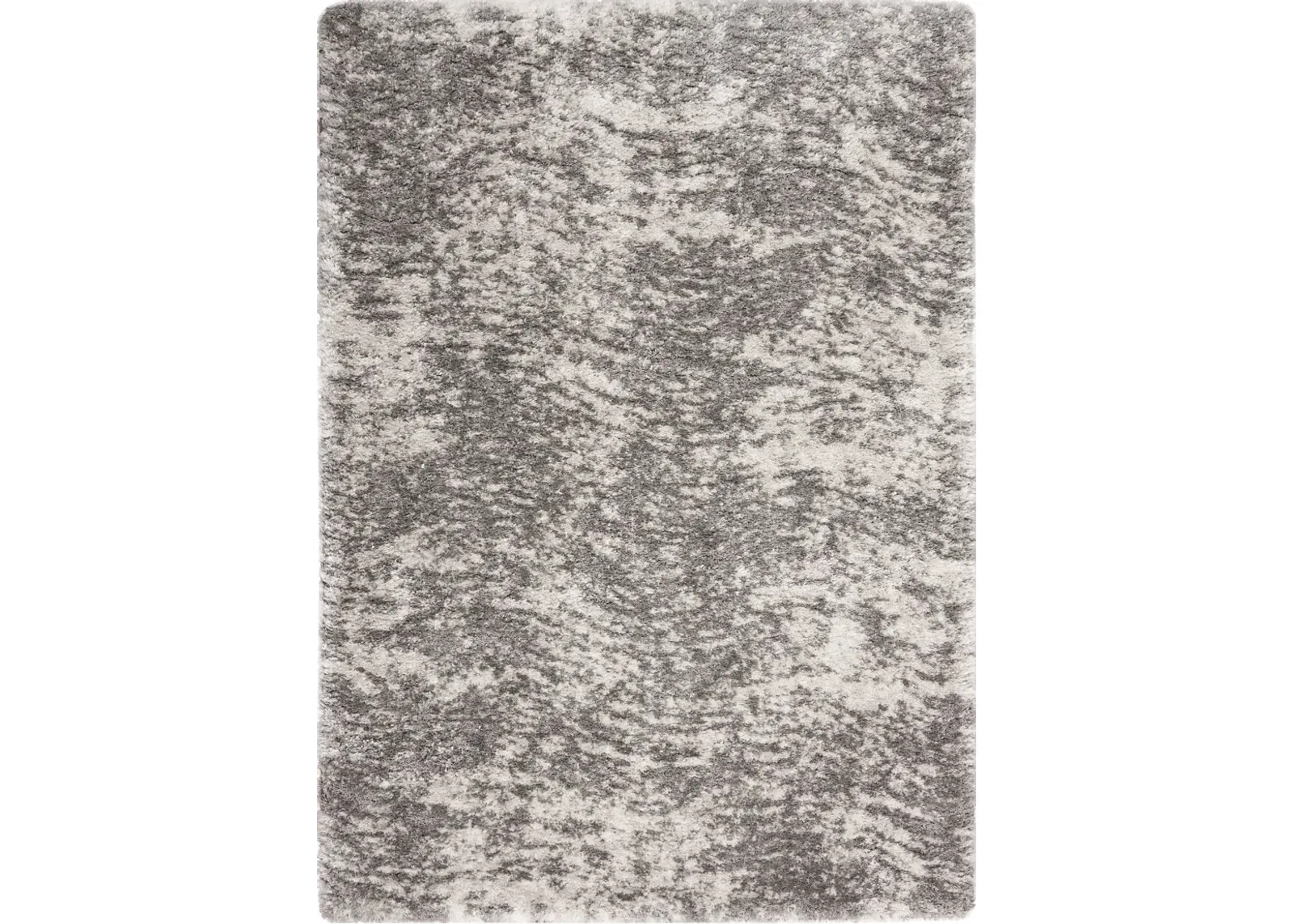 Lana Shag 4' x 6' Area Rug - Charcoal/Gray