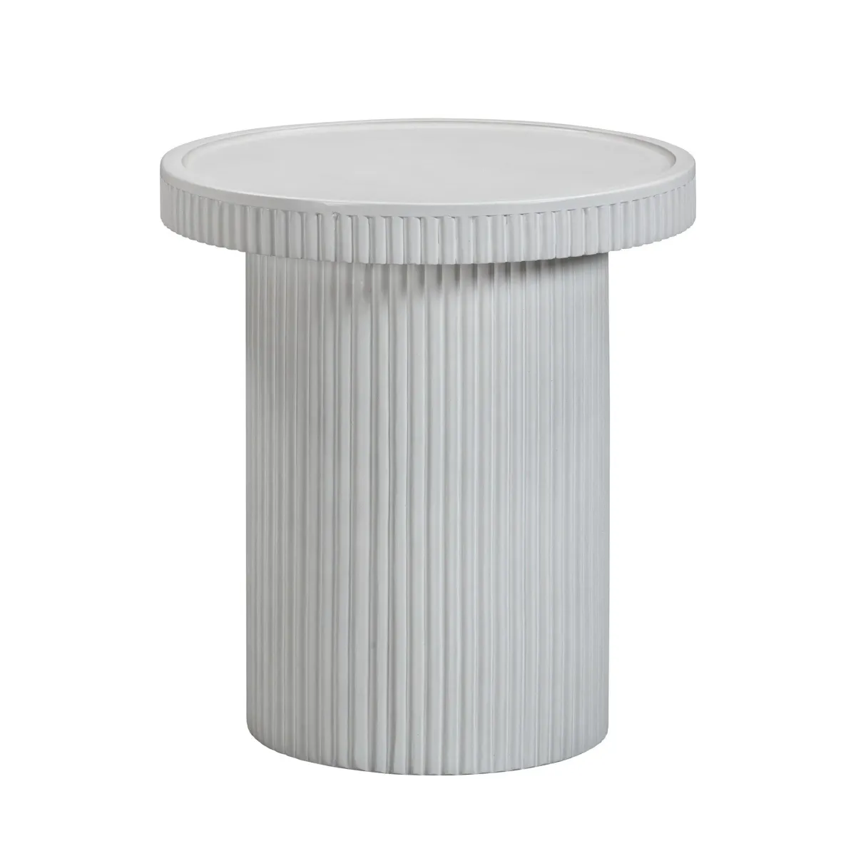 Albuquerque Outdoor Accent Table - White