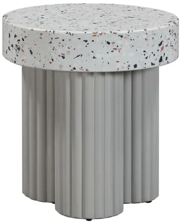 Anchorage Indoor/Outdoor Terazzo Side Table