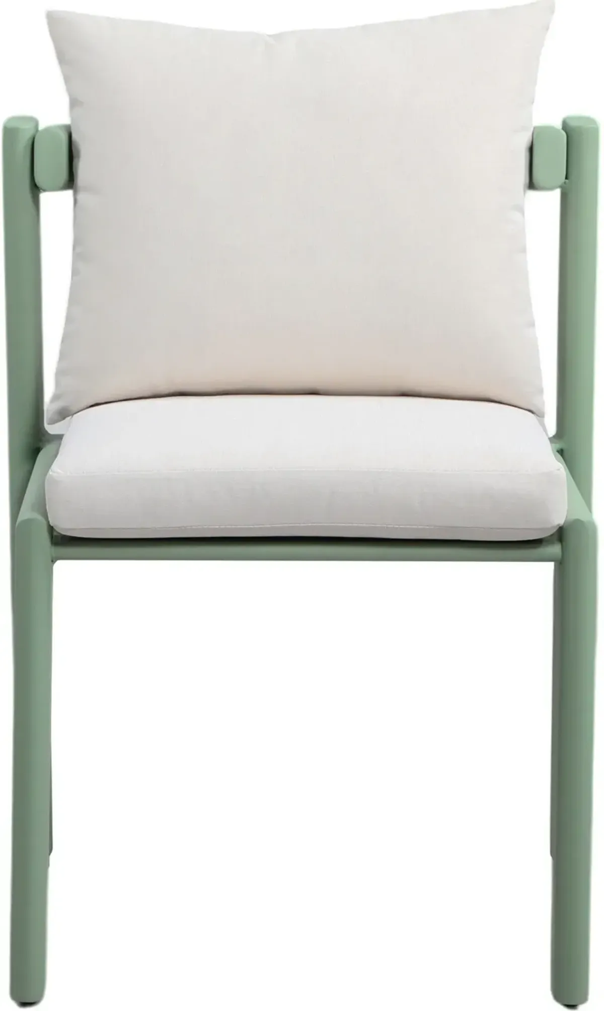 Scottsdale Outdoor Dining Chair - Green/Cream