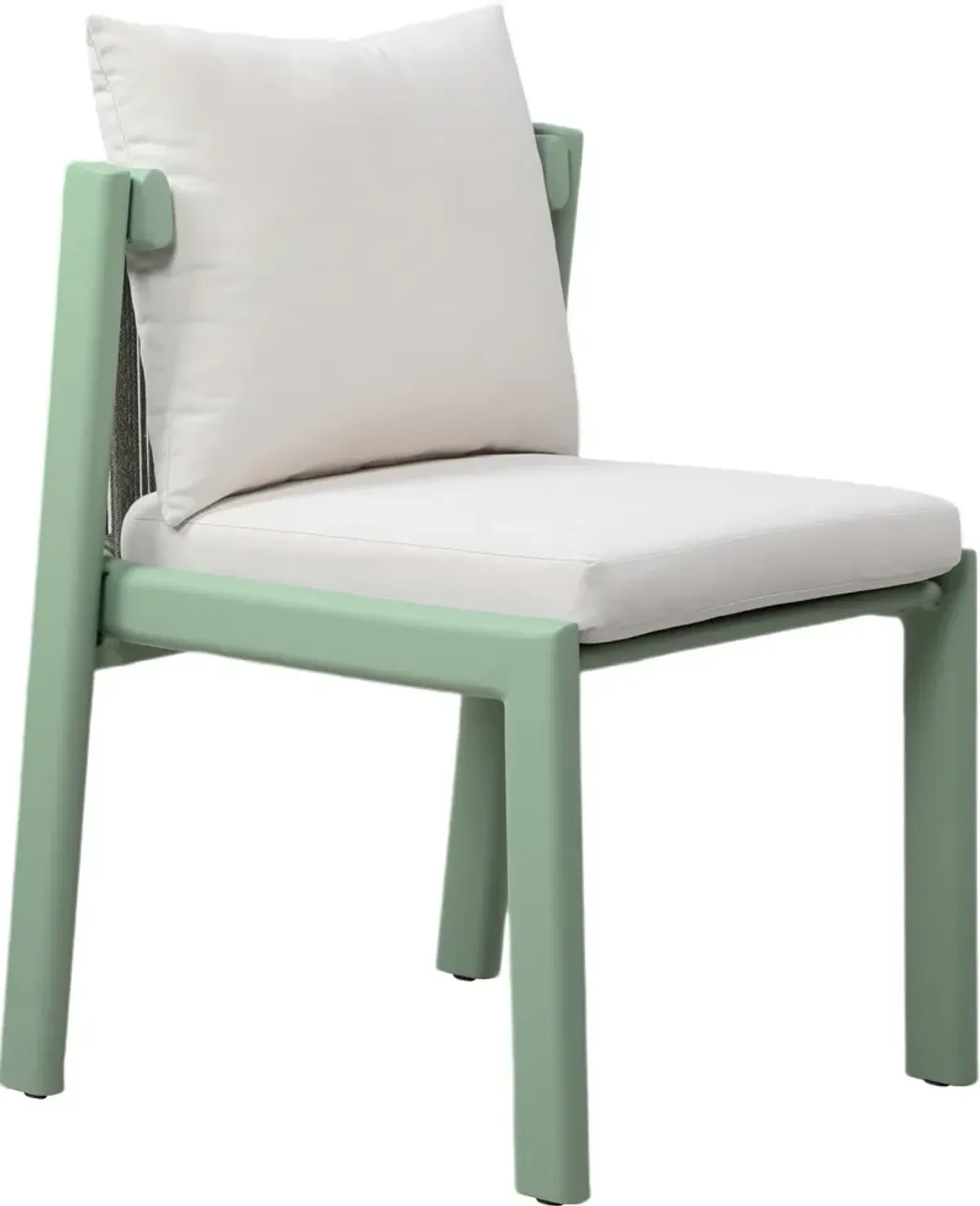 Scottsdale Outdoor Dining Chair - Green/Cream