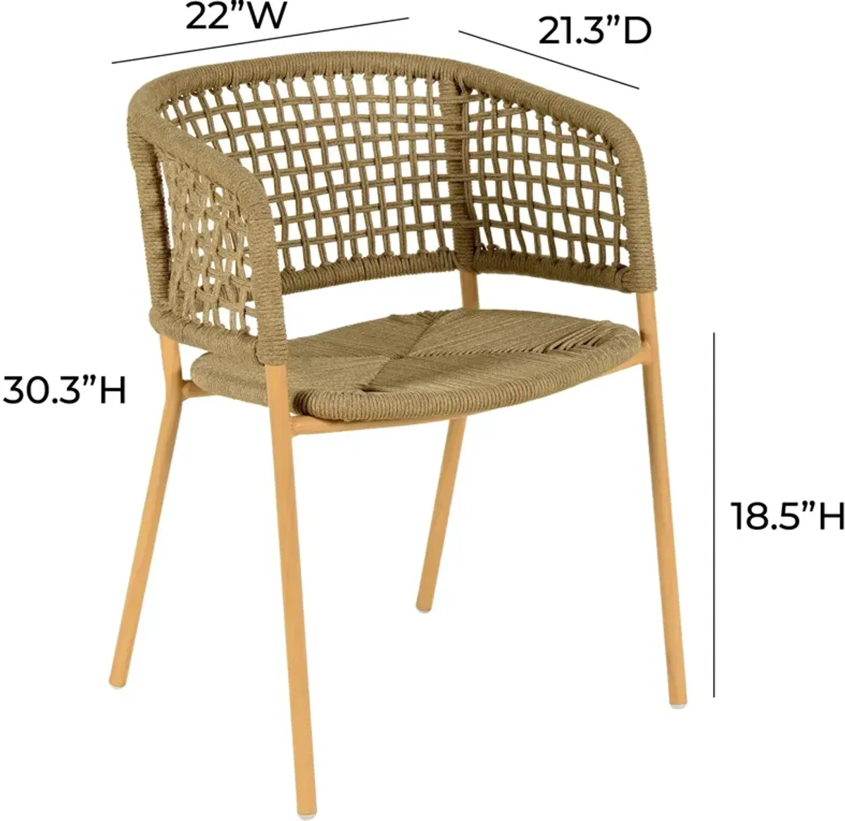 Plano Outdoor Dining Chair