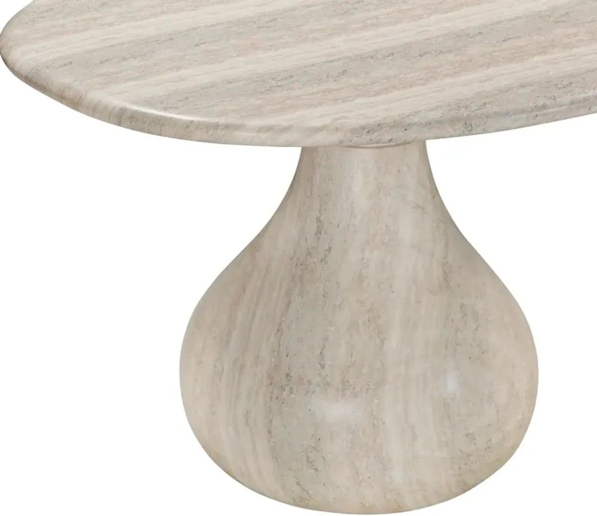 Amarillo Indoor/Outdoor Oval Pedestal Dining Table