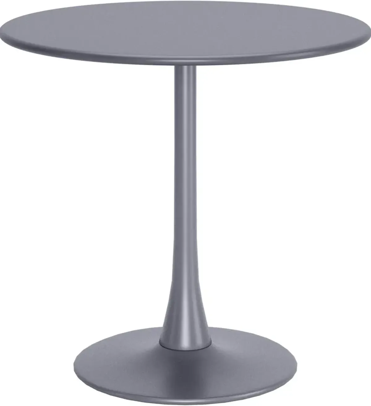 Pinellas Outdoor Round Dining Table - Gray