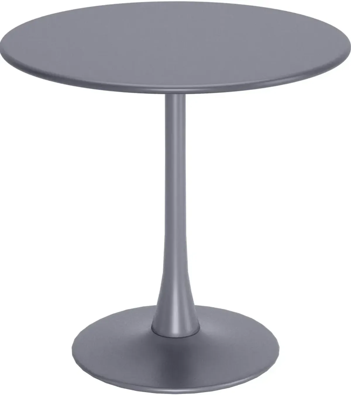 Pinellas Outdoor Round Dining Table - Gray