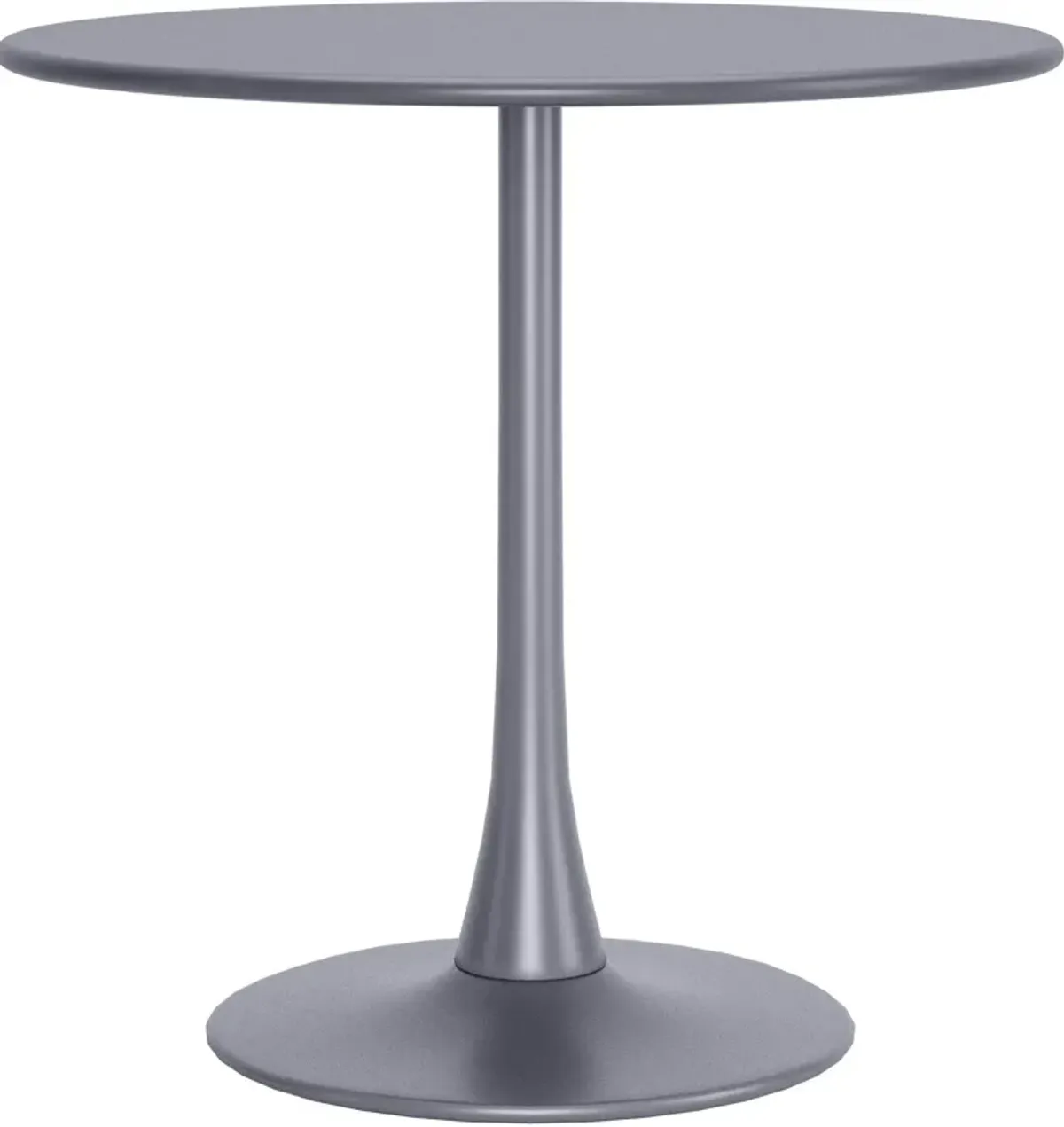 Pinellas Outdoor Round Dining Table - Gray