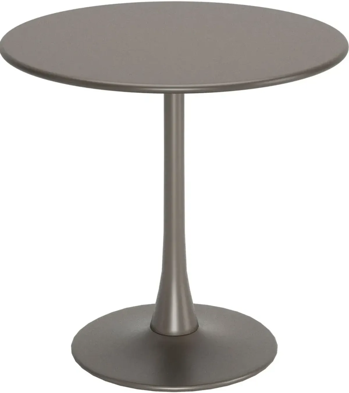 Pinellas Outdoor Round Dining Table - Taupe