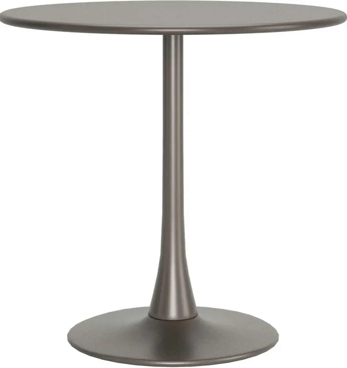 Pinellas Outdoor Round Dining Table - Taupe