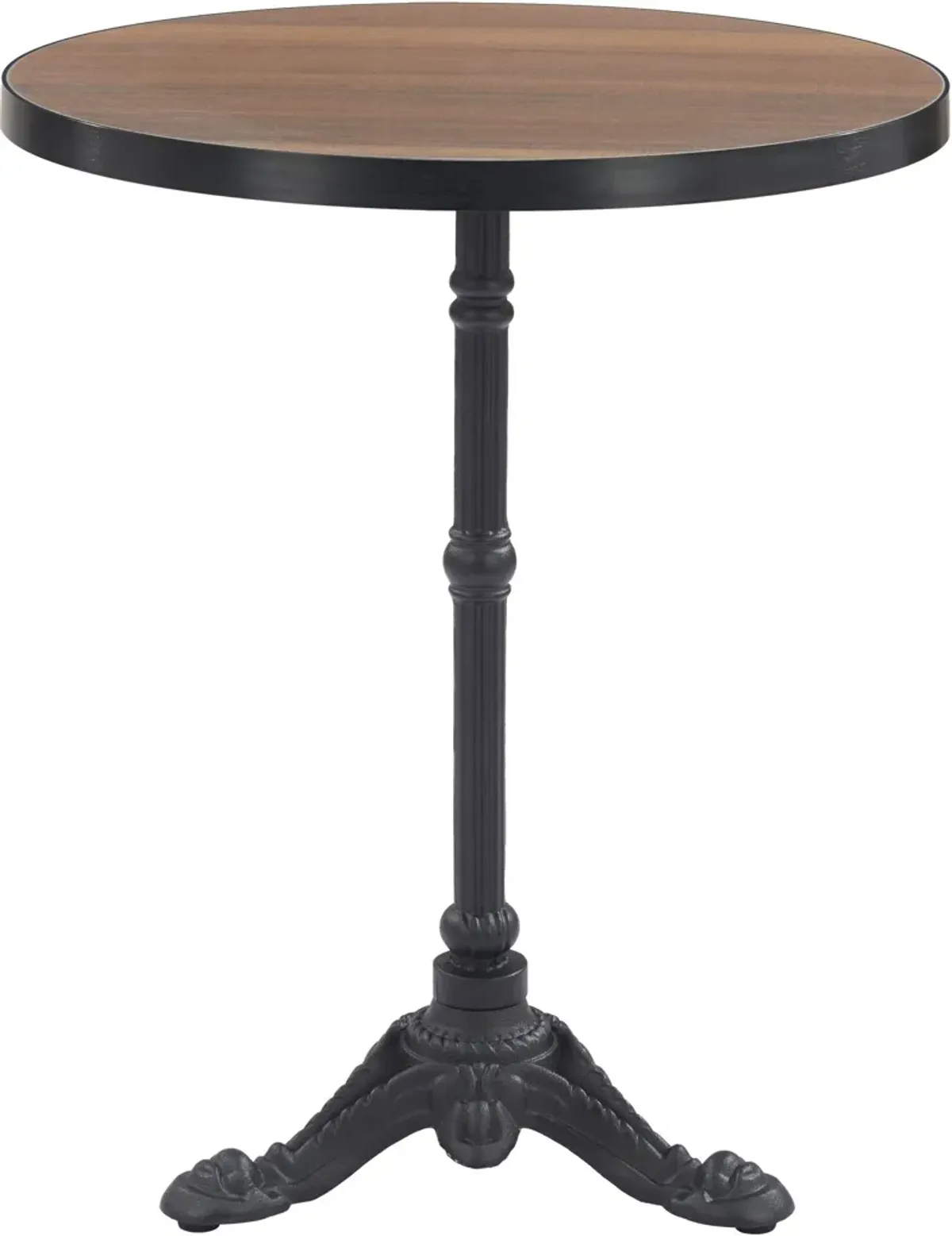 Madeira Outdoor Round Bistro Table - Walnut