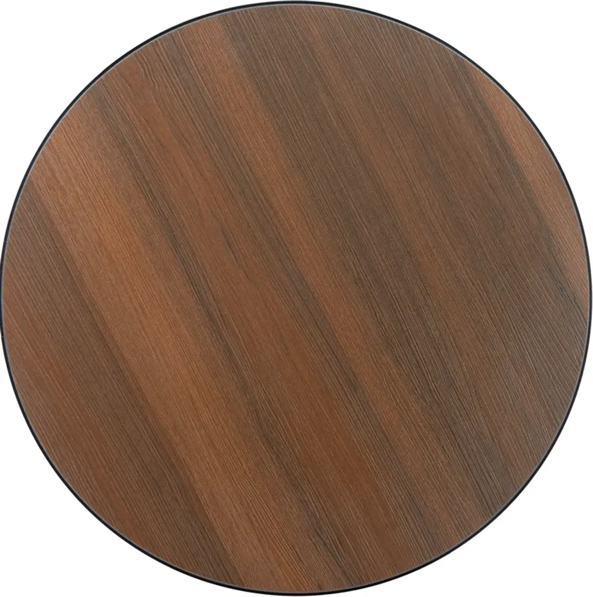 Madeira Outdoor Round Bistro Table - Walnut