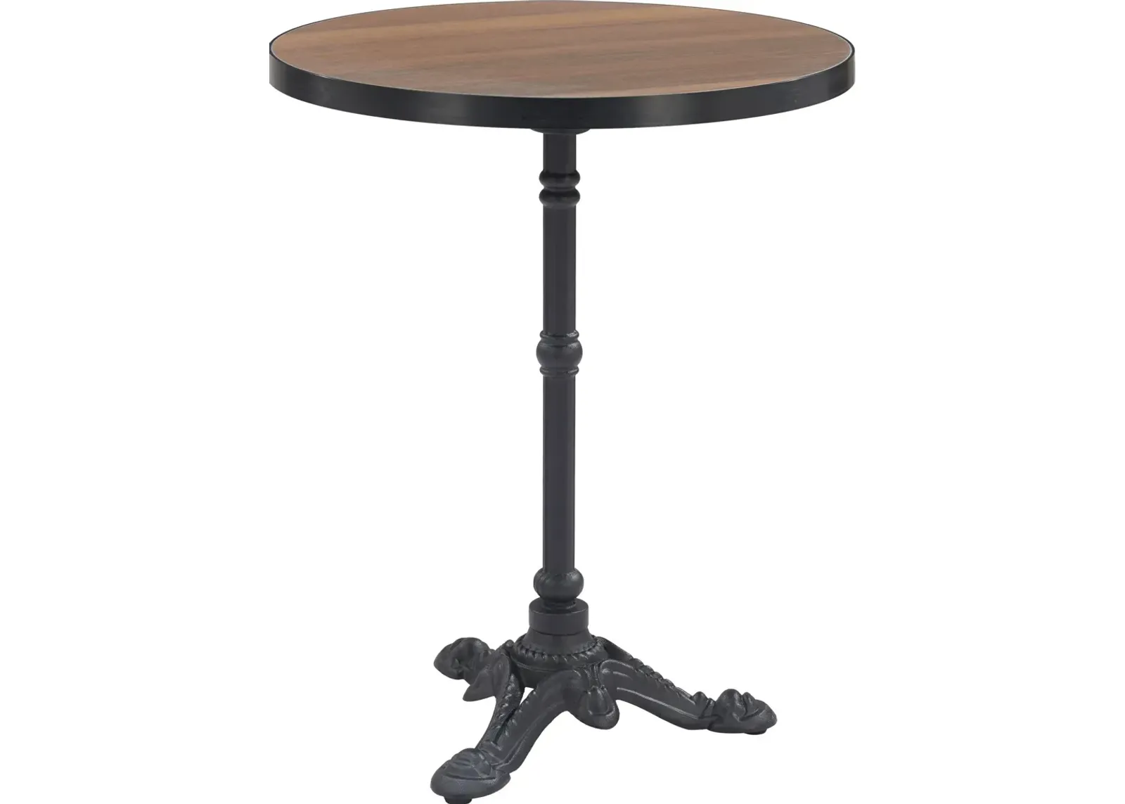 Madeira Outdoor Round Bistro Table - Walnut