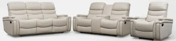 Jackson Manual Reclining Sofa, Loveseat, and Recliner - Ivory