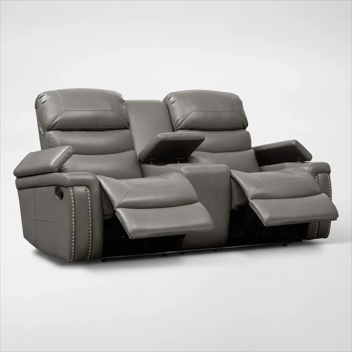 Jackson Manual Reclining Loveseat - Gray