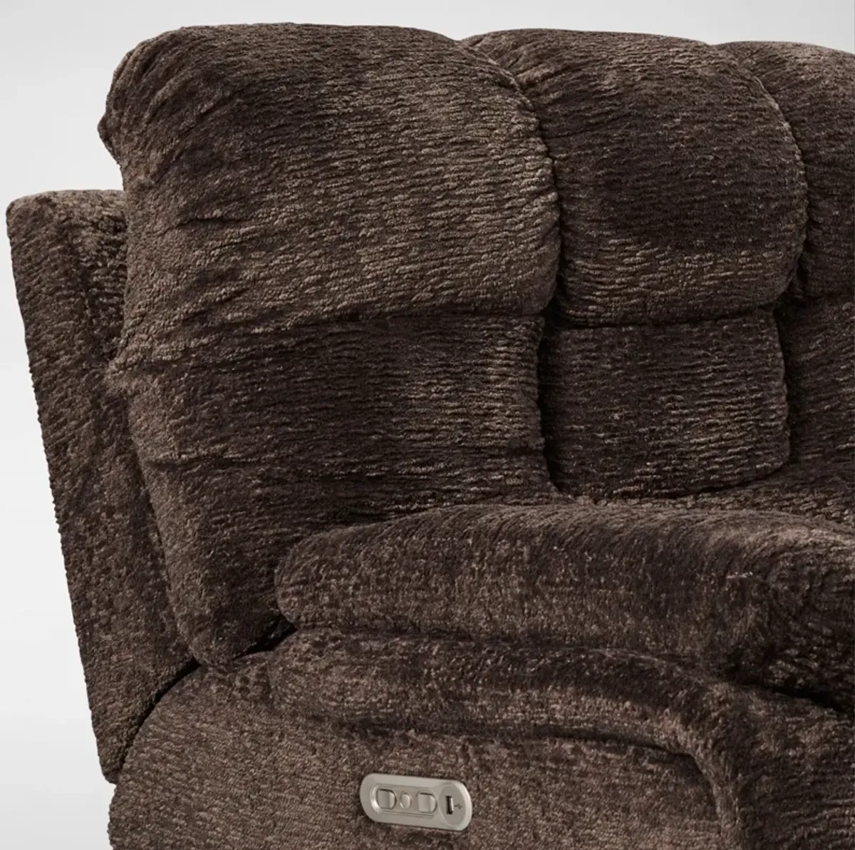 Big Softie Dual-Power Recliner - Chocolate