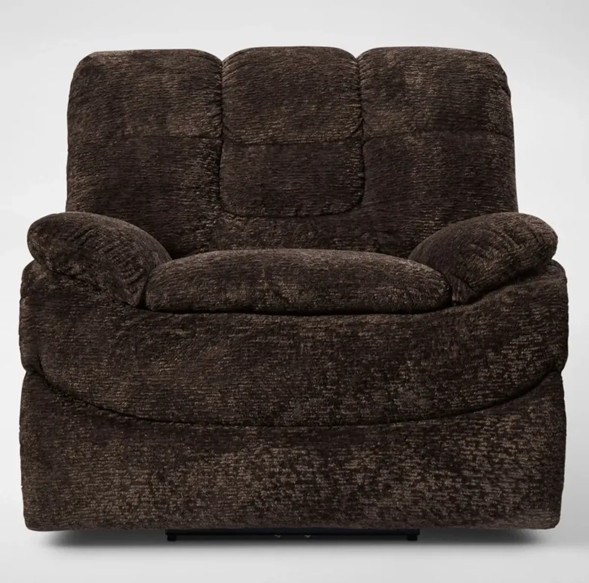 Big Softie Dual-Power Recliner - Chocolate