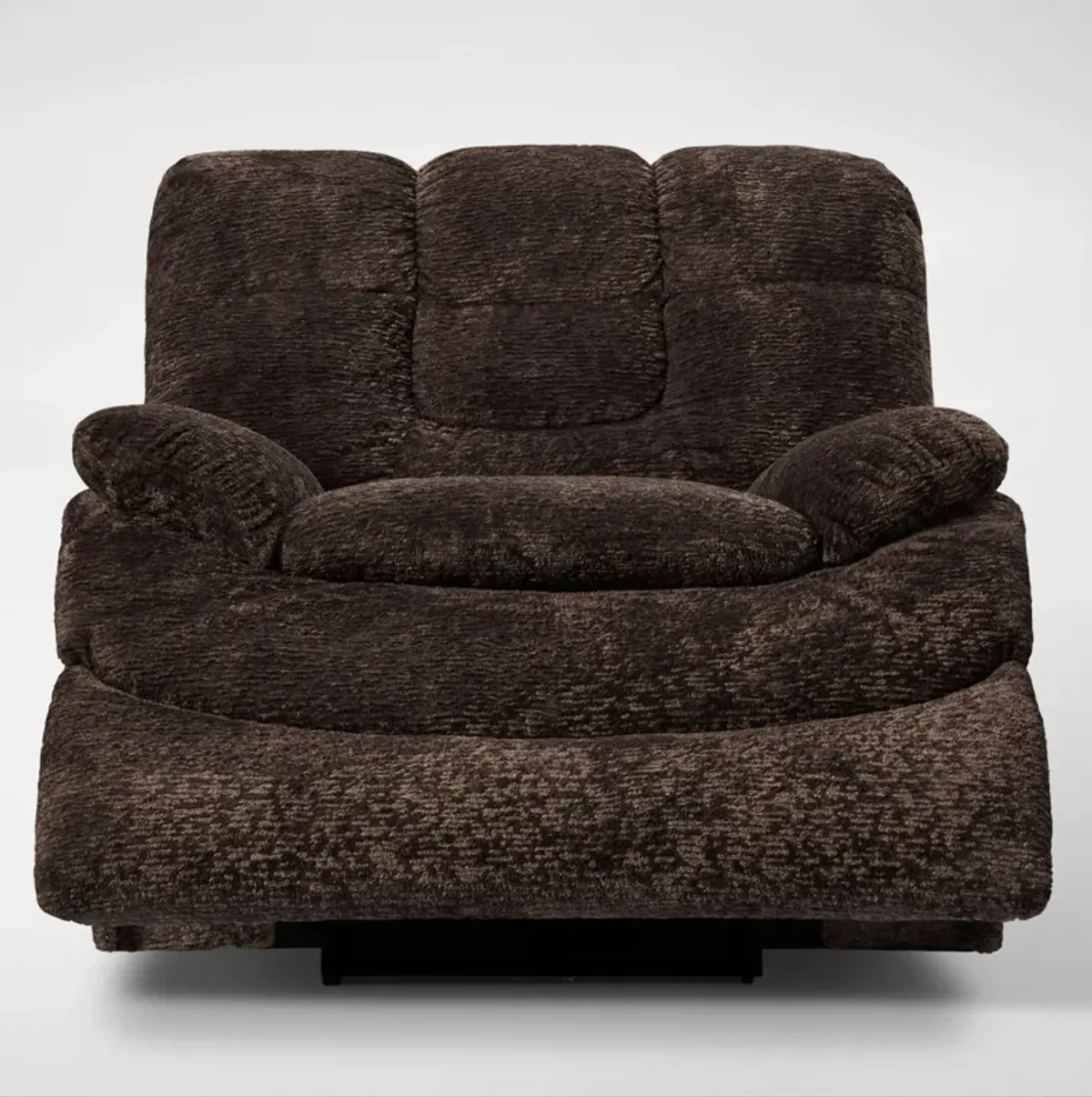 Big Softie Dual-Power Recliner - Chocolate