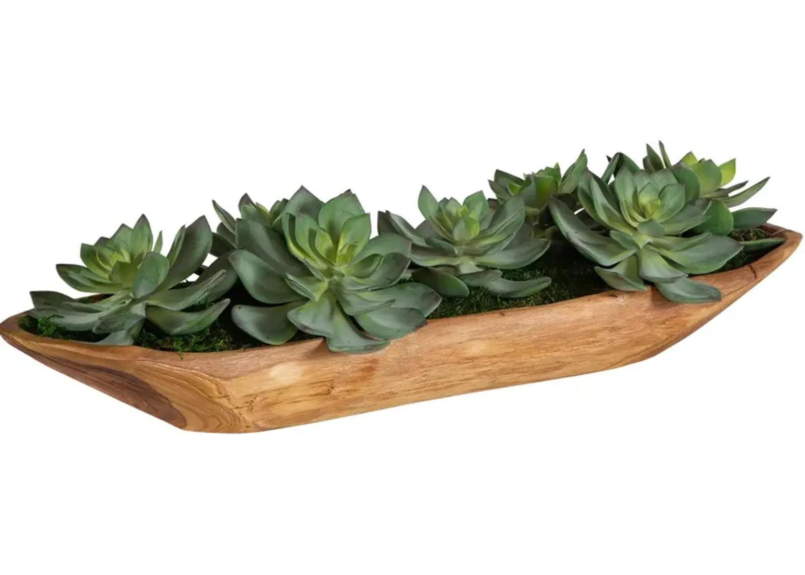 Moab Faux Succulent Centerpiece - Green/Brown