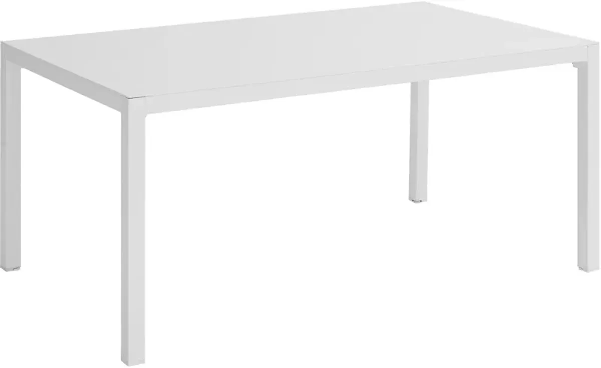 South Hampton Outdoor Dining Table - White