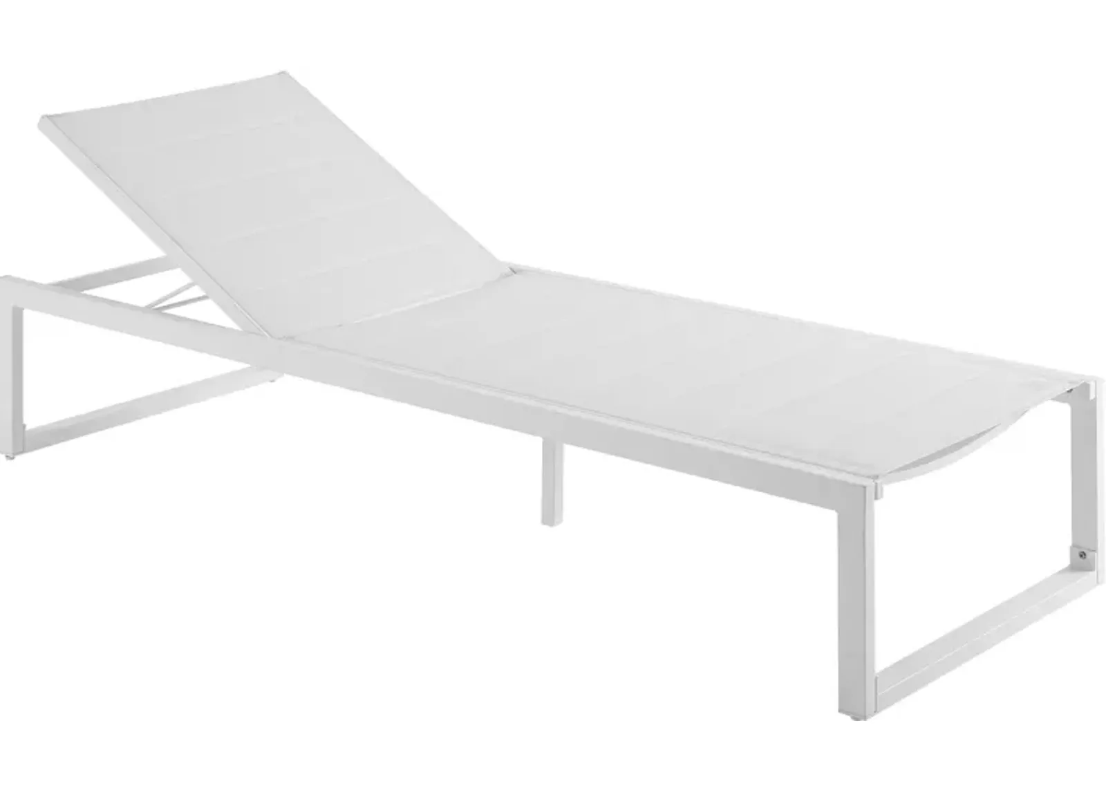 South Hampton Outdoor Chaise Lounge - White