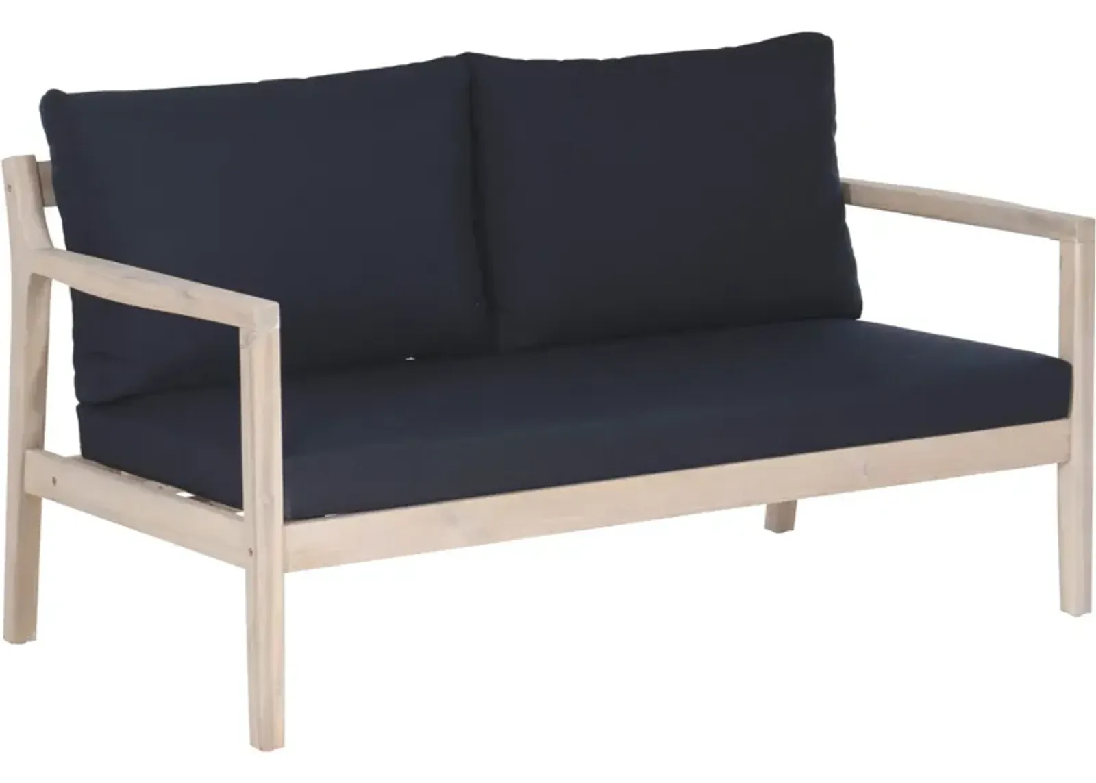 Annotto Bay Outdoor Sofa - Blue/Natural