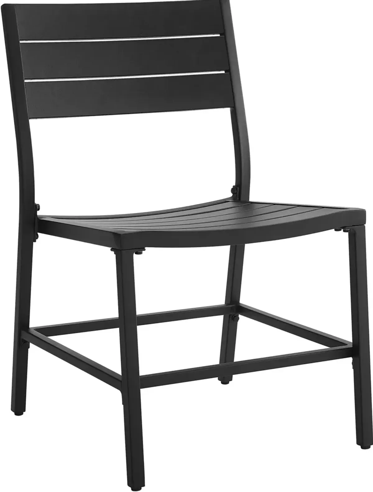 South Hampton Set of 2 Outdoor Dining Chairs - Black