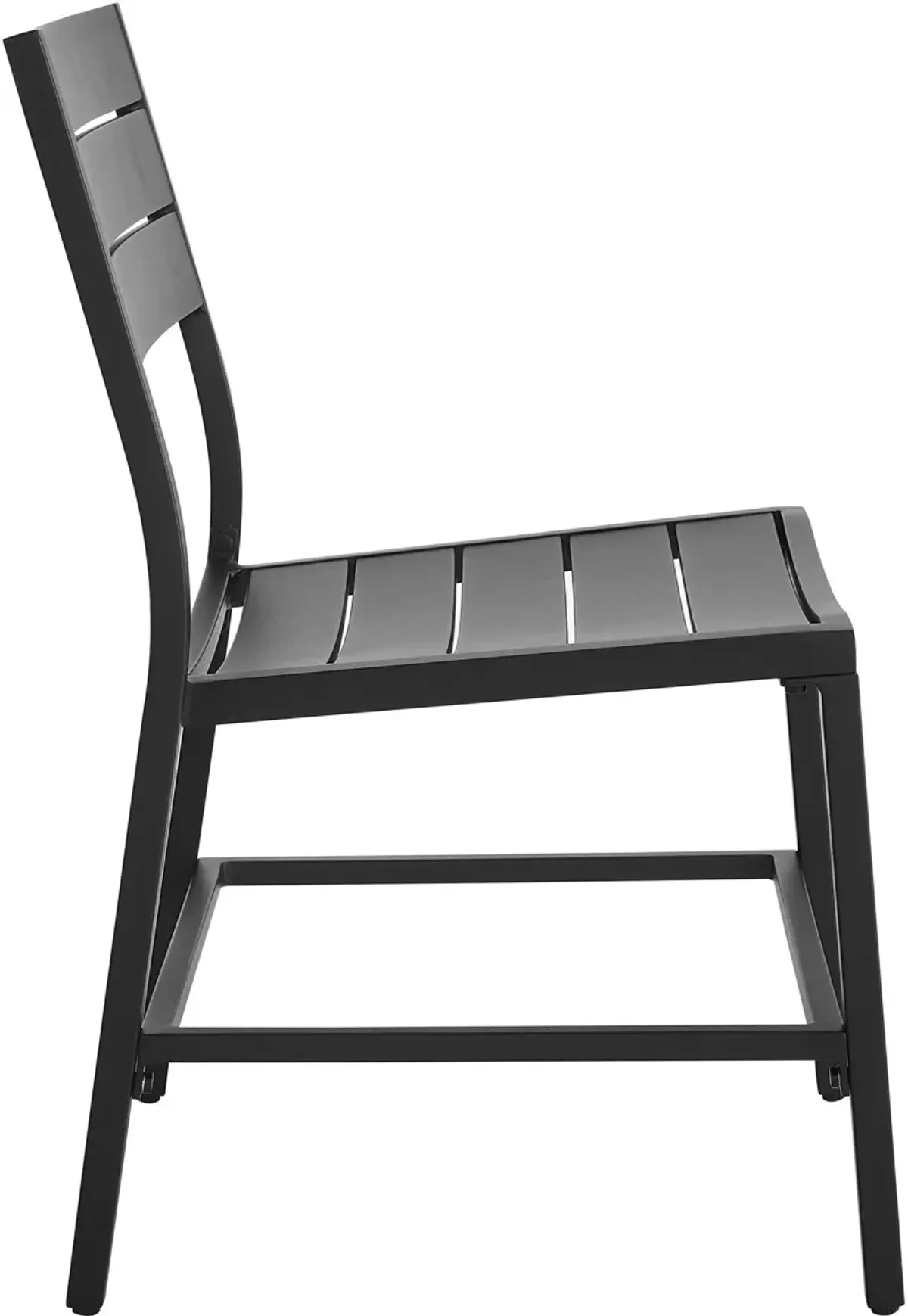 South Hampton Set of 2 Outdoor Dining Chairs - Black