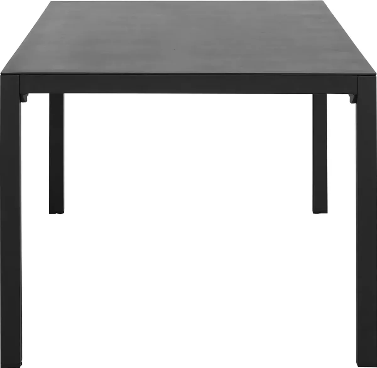 South Hampton Outdoor Dining Table - Black