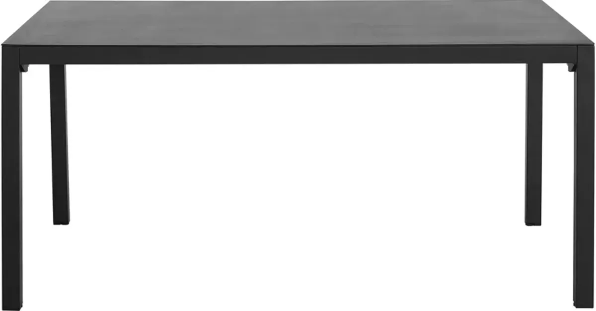 South Hampton Outdoor Dining Table - Black