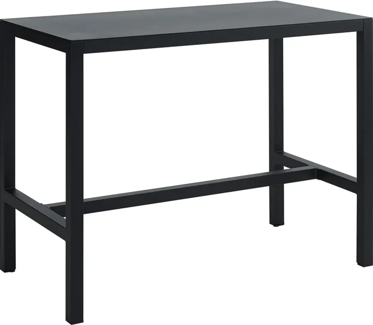 South Hampton Outdoor Bar Table - Black