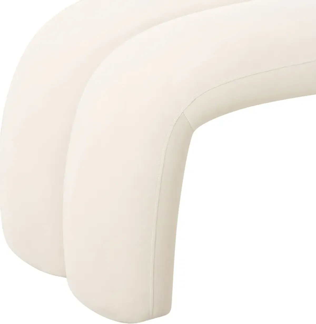 Kalpana Upholstered Bench - Cream