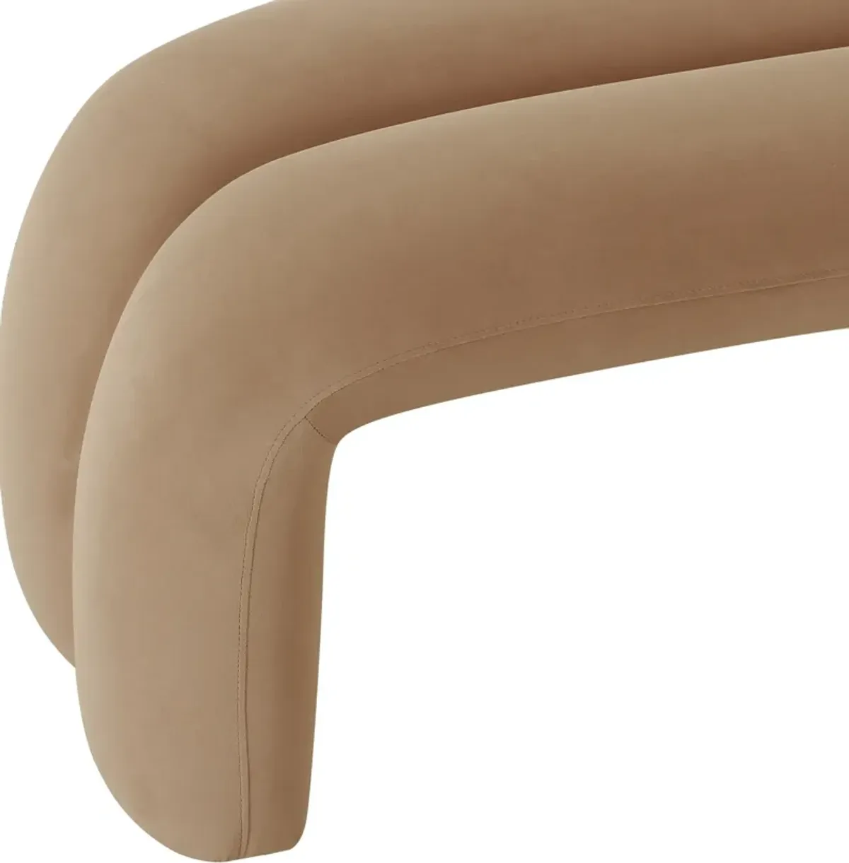 Kalpana Upholstered Bench - Taupe