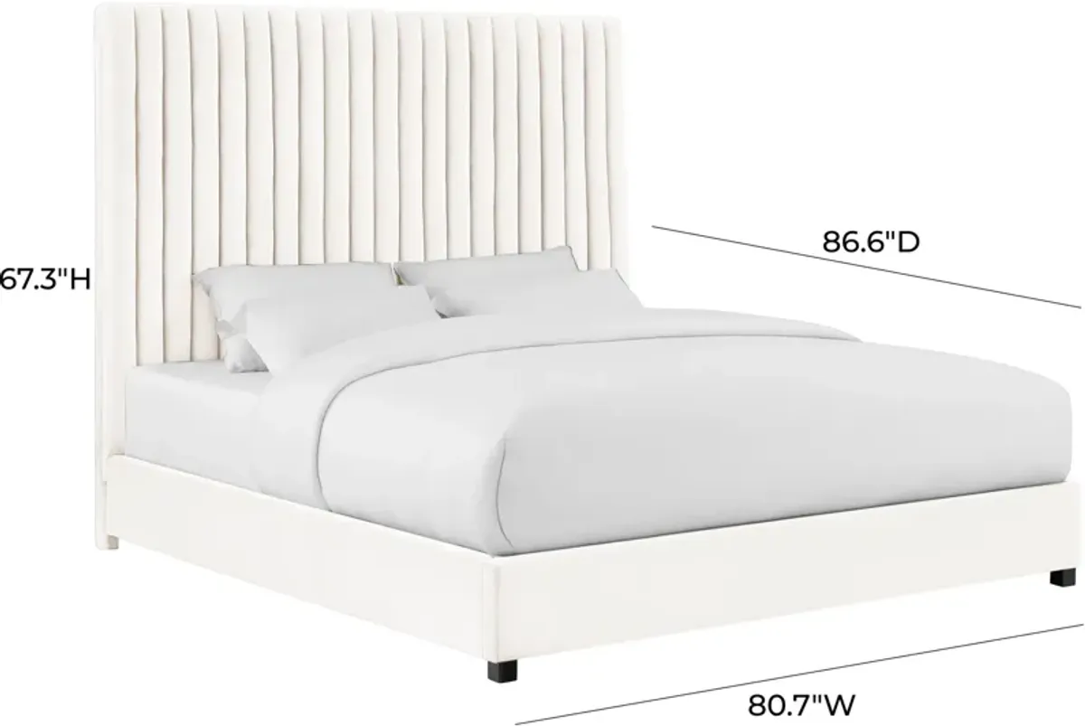 Michel Upholstered Platform King Bed