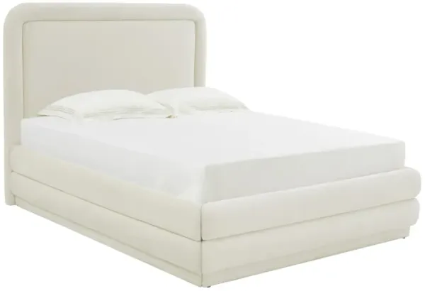 Muna Upholstered Platform Queen Bed