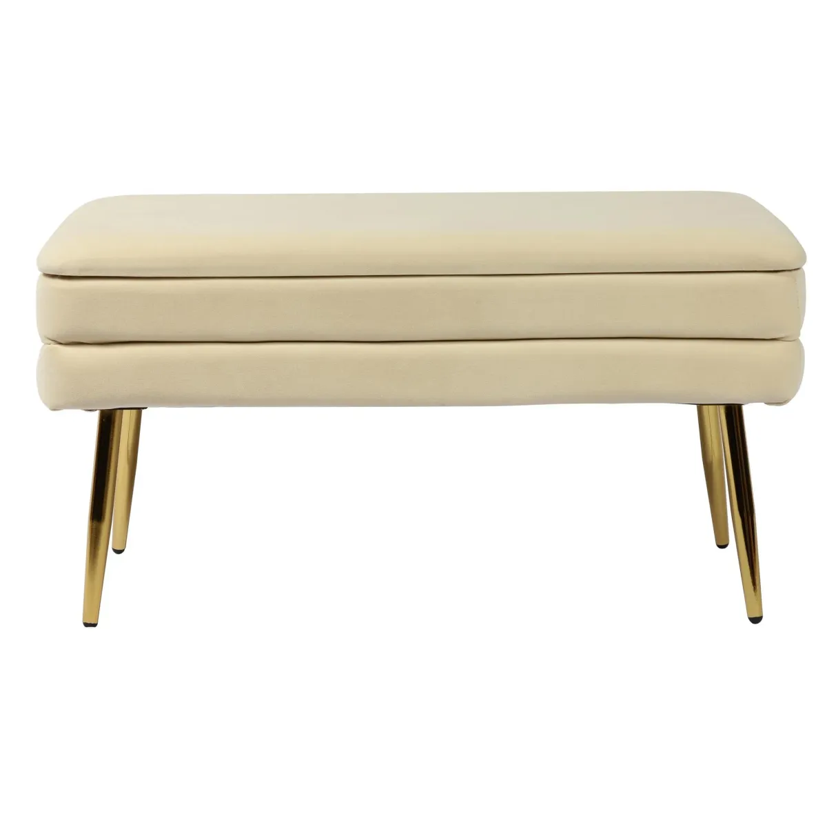 Sadira Upholstered Storage Bench - Cream