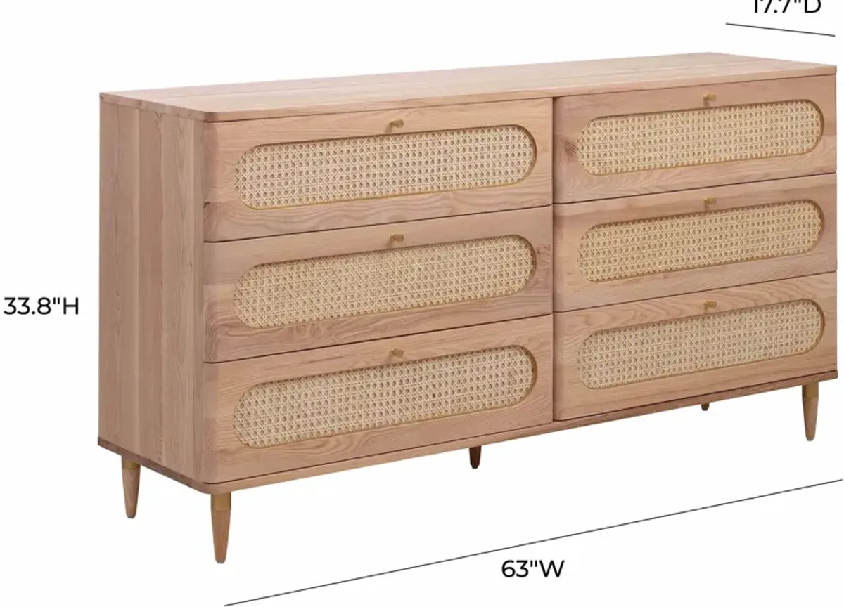 Tonna 6-Drawer Dresser