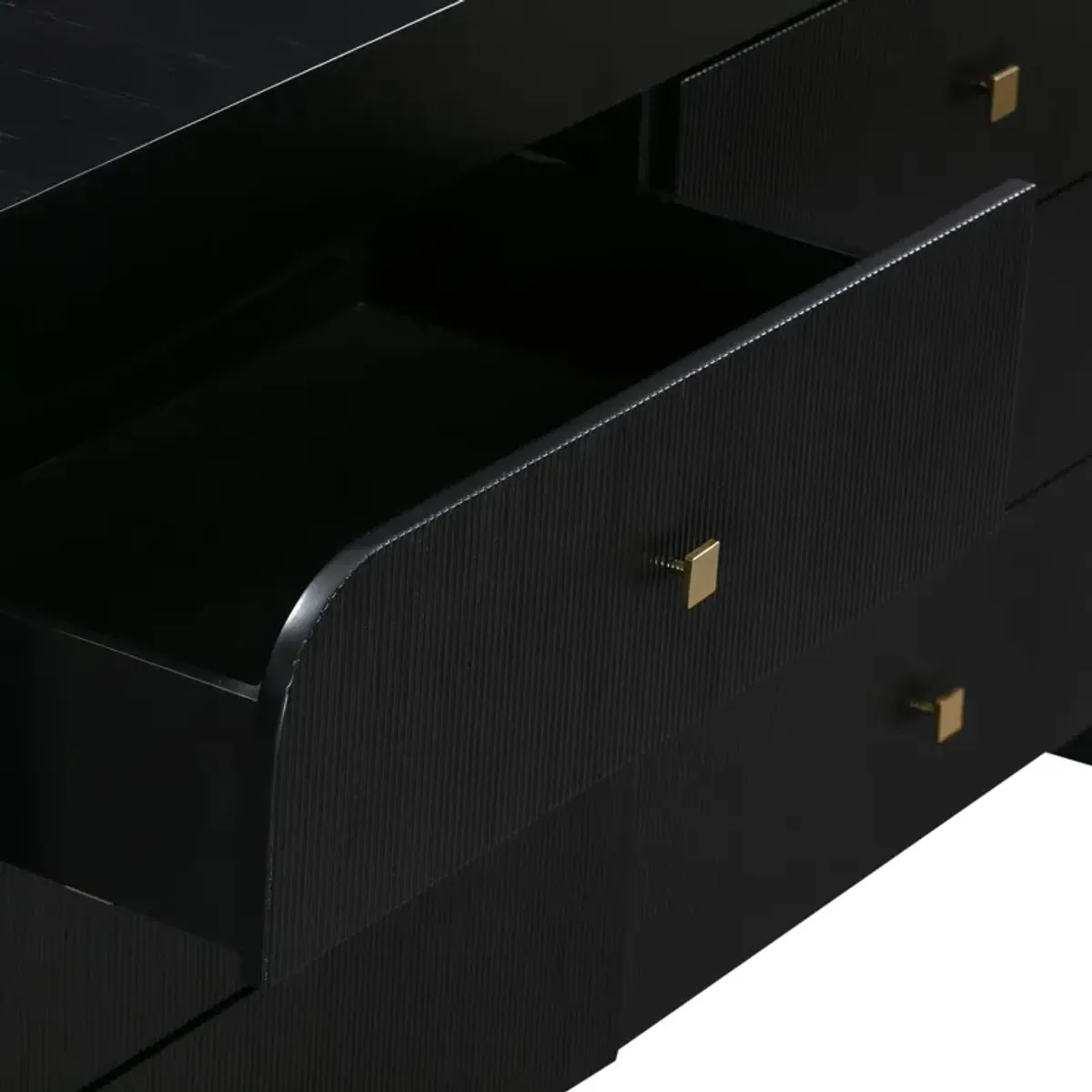 Laverne 6-Drawer Dresser - Black